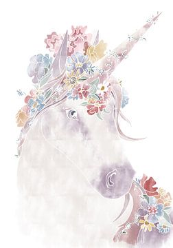 Licorne florale, 1x Studio II sur 1x