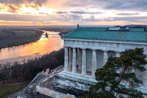 Walhalla Donaustauf près de Regensburg sur le Danube en Bavière Ger