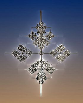 Frei schwebendes Kreuz