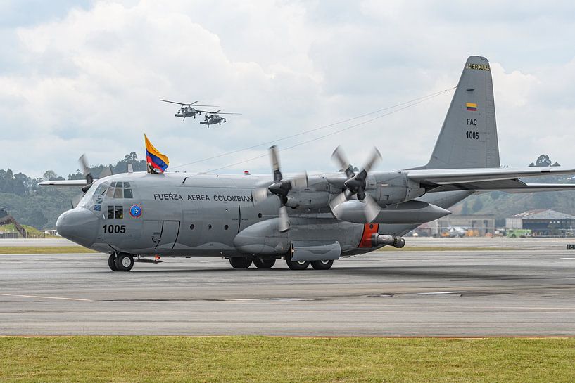Lockheed C-130 Hercules de l&#039;armée de l&#039;air colombienne. par Jaap van den Berg
