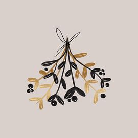 Xmas Mistletoe by Orara Studio