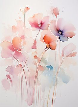 Emotie van de bloemen van Gabriela Rubtov