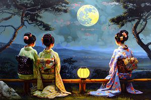 Japanische Geisha's