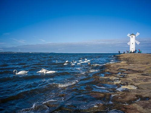 eiland Usedom - vuurtoren Mühlenbake
