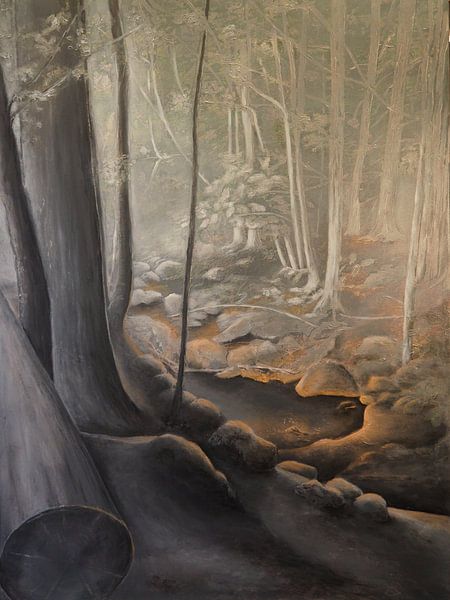 Mystical forest by Edeltraut K. Schlichting