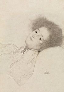 Portrait d'une jeune femme - Gustav Klimt sur Gisela- Art for You