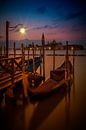 VENEDIG Gondeln bei Sonnenaufgang  von Melanie Viola Miniaturansicht