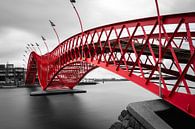 Red High Bridge in Amsterdam - Python Bridge by Jolanda Aalbers thumbnail