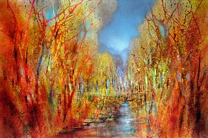 Les forêts sont déjà colorées sur Annette Schmucker