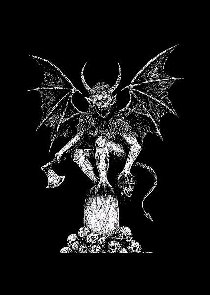 enthauptender Dämon von Muhammad Yunus