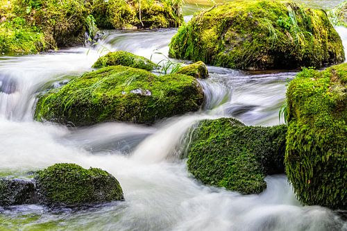 Bergbeek in Vogtland lange belichting