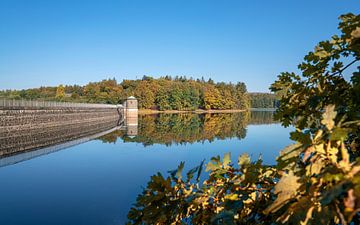 Neyetalsperre, Bergisches Land, Duitsland van Alexander Ludwig