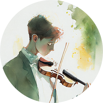 De jongen met de viool van Max Steinwald