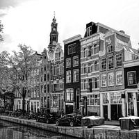 Jordaan Egelantiersgracht Amsterdam Netherlands Black and White