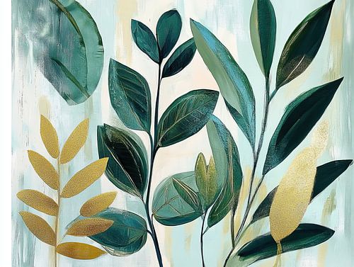 Feuilles | Whispering Green Elegance