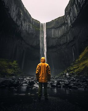 Wild IJsland van fernlichtsicht