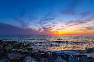 Sonnenuntergang am Strand von Kloster auf der Insel Hiddensee