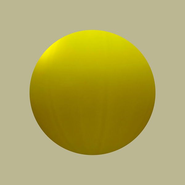 Abstrait moderne. Minimalisme. Ocre jaune. par Alie Ekkelenkamp