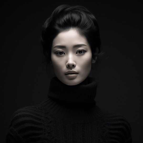 Portrait von fernlichtsicht