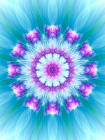 Mandala digitale Kunst 'Sei du selbst'