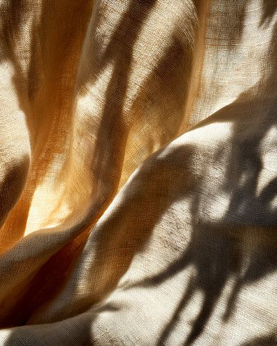 Zachte plooien vangen zon