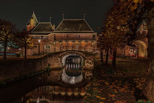 Ein herbstlicher Koppelpoort in Amersfoort
