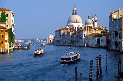 VENICE Canal Grande + Santa Maria della Salute - santa maria