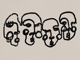 Four Faces by Treechild