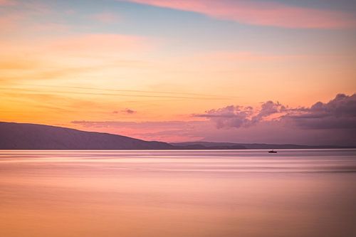 Coucher de soleil en Croatie