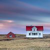 Wit huis met rood dak van Tilo Grellmann | Photography
