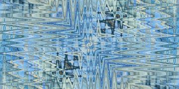 Abstract (blauw) van JanfolkerT Muizelaar