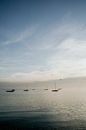 De Oosterschelde bij zonsopkomst, haventje Krabbendijke van Marina Bruijnzeel thumbnail