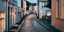 Straat in Bergen van MijuKasi