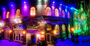 Huisbrouwerij bij nacht