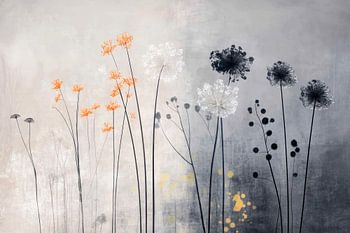 Abstrakte Botanik im japanischen Stil