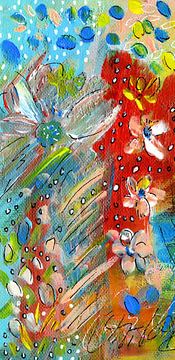 Shabby chic flowers 44 von Claudia Gründler