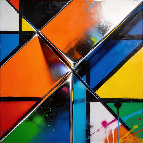 Neon Split — Des couleurs vives et contrastées