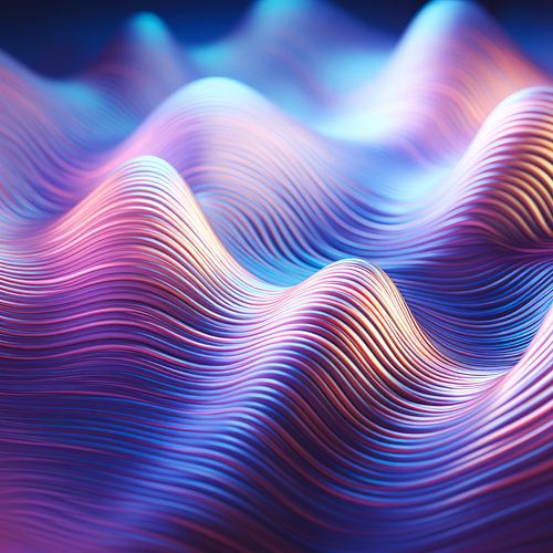 Dynamisch abstract schilderij