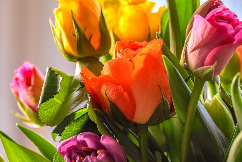 FLORA : BLOEMEN VOOR VROUWENDAG van Photoart-Naegele
