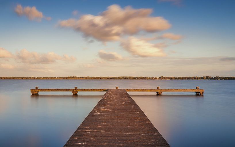 Jetty Noordlaren on the Zuidlaardermeer by Marga Vroom