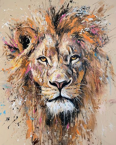 Auge in Auge mit dem Löwen