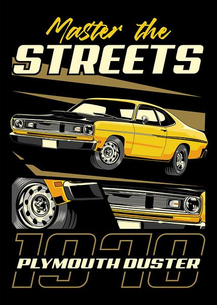 Plymouth Duster-Muskelauto von Adam Khabibi