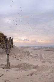 Sunset on the beach near Noordwijk by Kirsten - Where She Goes