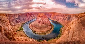 Horseshoe bend Grand Canyon, USA van Chris Wiersma