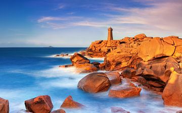 Roze Granietkust, Bretagne, Frankrijk 2 van Adelheid Smitt