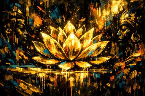 Het gouden ontwaken: Bewaakster van de lotus