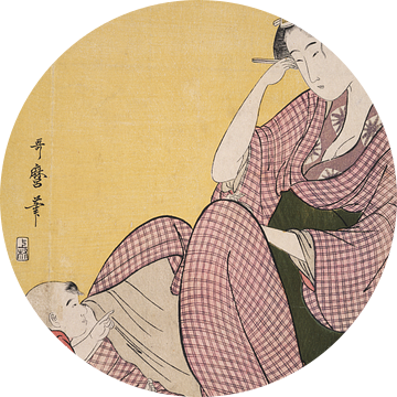 Yubi-sashi, Child pointing, Kitagawa, Utamaro 1753?-1806,  Date Created: ca. 1793