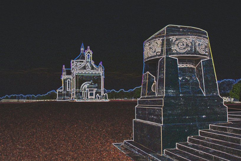 Betrieb der Linie Notre Dame de Lorette von George van der Vliet
