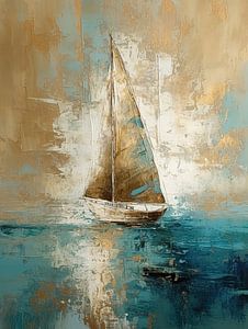 Segelboot abstrakt