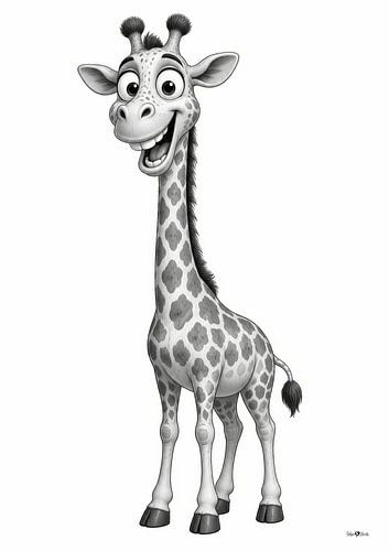 Petit dessin d'une girafe